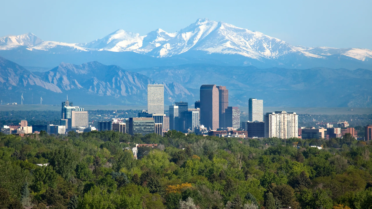 Skyline of Denver, CO