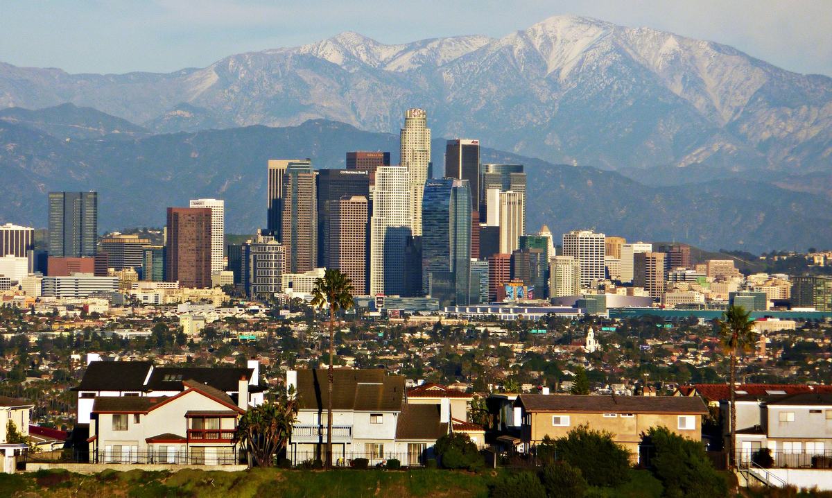 LA skyline