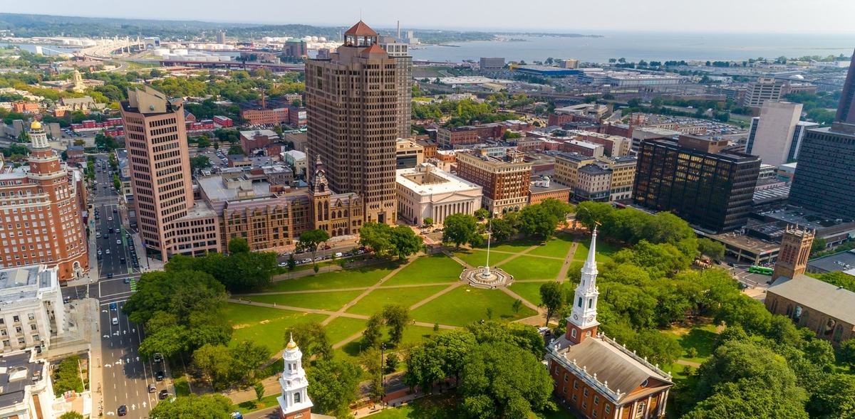 View of New Haven, Connecticut