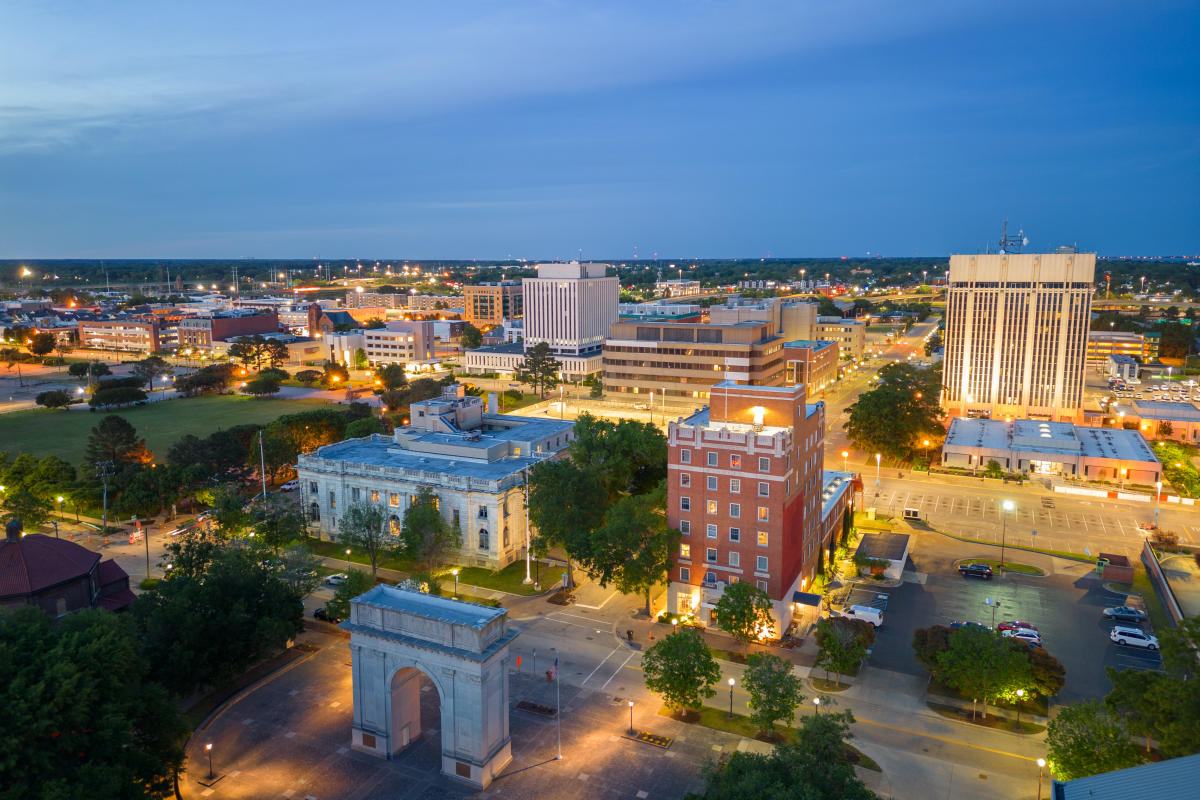 View of Newport News, Virginia