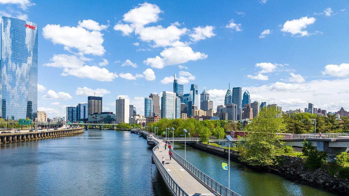 Skyline of Philadelphia, PA