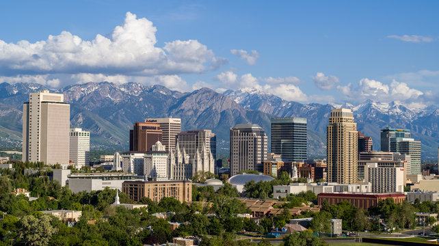 Skyline of Salt Lake City
