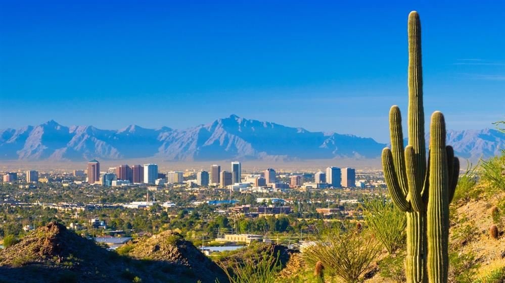 Scottsdale view from the mountains