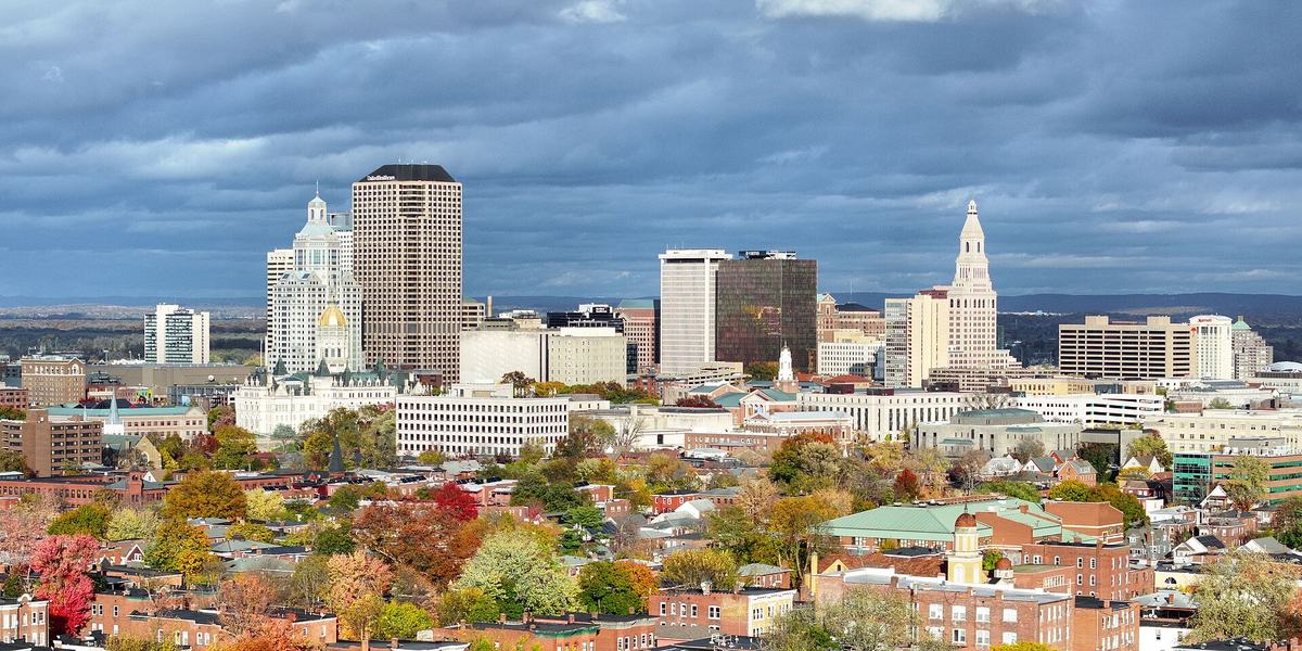 Skyline of Hartford, Connecticut