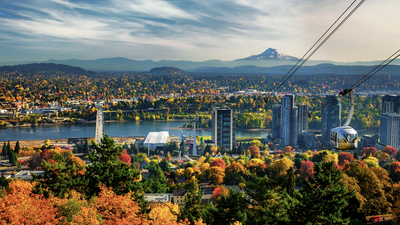 Skyline of Portland, OR